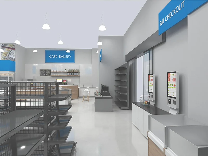 Department Supermarket Gondola Shelf Installation - Saudi Arabia, JTD Jinta Display