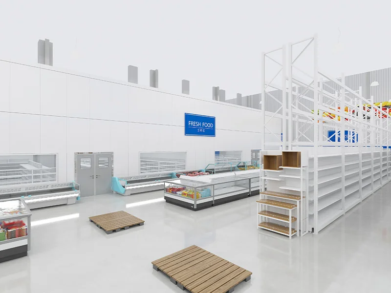 Large-Format Supermarket Shelving System - Saudi Arabia