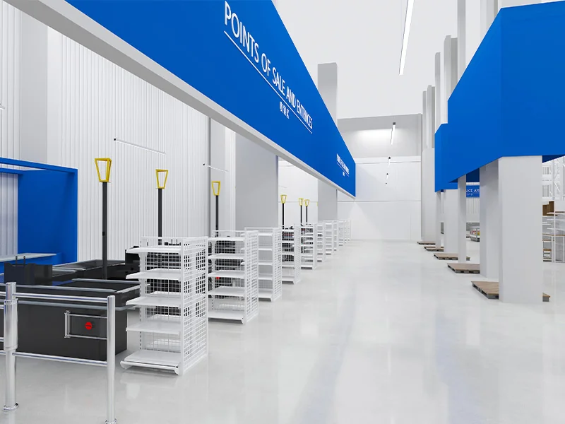 Supermarket Shelf Installation - Saudi Arabia, JTD Jinta
