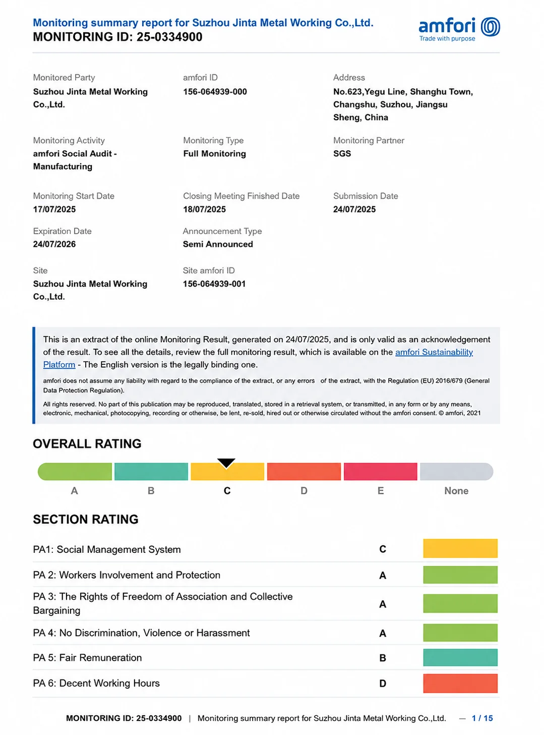 ISO 9001 Quality Management Certification – Jinta Display