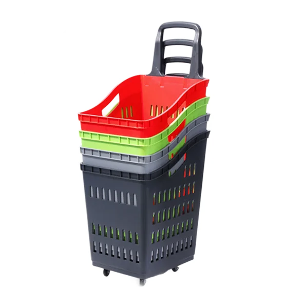 Supermarket Shopping Trolley Supplier - Steel Trolley Cart