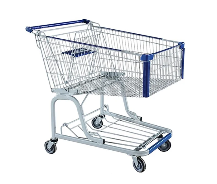 Supermarket Shopping Trolley Supplier - Steel Trolley Cart