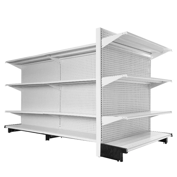 Lozier supermarket gondola display shelving by JinTa Display